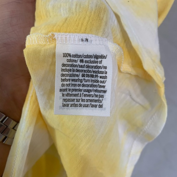 Victoria’s Secret PINK Yellow Tie-dye Top - Picture 6 of 7